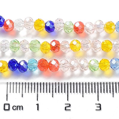 Glass Beads Strands EGLA-A034-M4mm-46-1