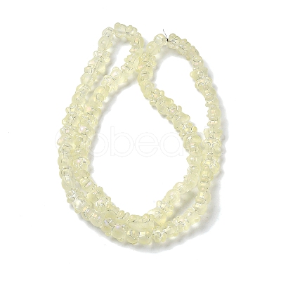 Electroplate Glass Beads Strands EGLA-Q127-A02-01H-1