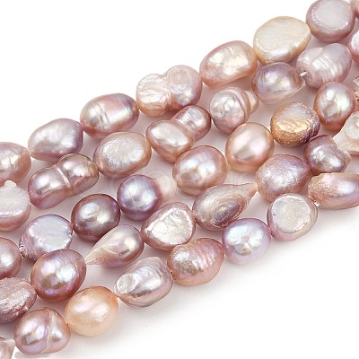 Natural Cultured Freshwater Pearl Beads Strands PEAR-P064-20C-02B-1