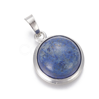Natural Dyed Lapis Lazuli Pendants G-L512-B05-1