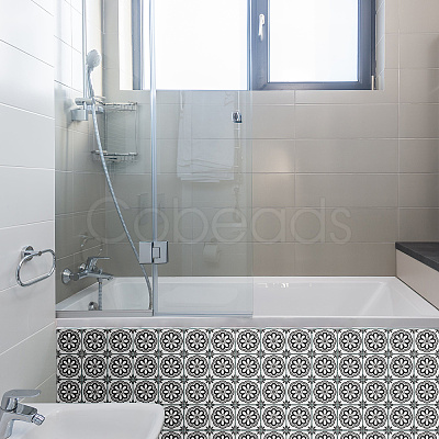 Waterproof PVC Tile Stickers DIY-WH0454-034-1