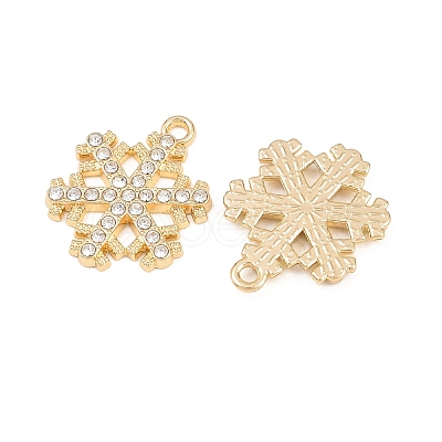 Christmas Alloy Rhinestone Pendants FIND-B059-06G-05-1