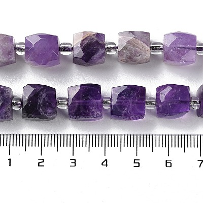 Natural Amethyst Beads Strands G-B065-A02-1