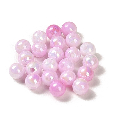 Opaque Acrylic Beads OACR-Z016-01B-06-1