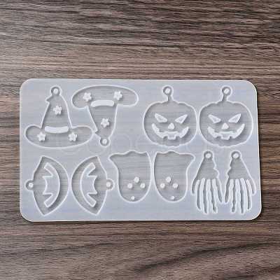 DIY Halloween Theme Pendant Silicone Molds DIY-I102-04-1