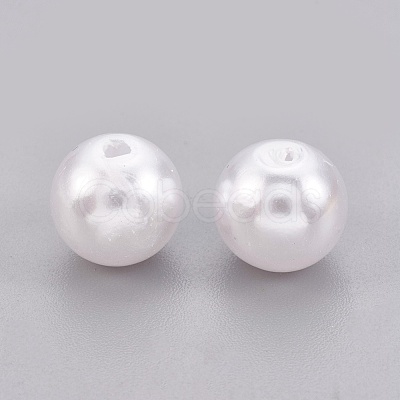 ABS Plastic Imitation Pearl Beads KY-G009-4mm-03-1