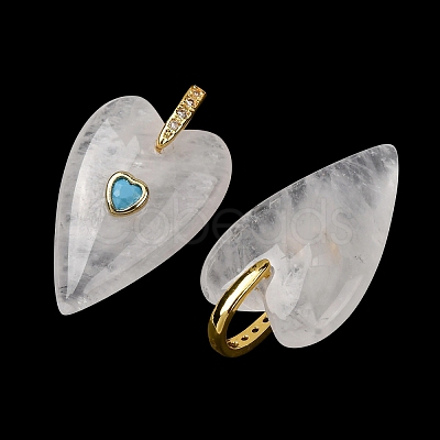 Natural Quartz Crystal Pendants GG-CBA51ED-03G-04-1