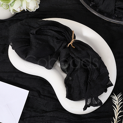 Wrinkled Polyester Dinner Cloth Napkins AJEW-WH20020-115D-1