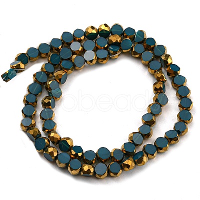 Electroplate Glass Beads Strands EGLA-G037-02A-HP03-1