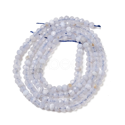 Natural Blue Lace Agate Beads Strands G-D347-B01-1