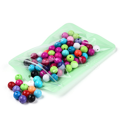Macaron Color Plastic Yin-yang Resealable Bags OPP-N001-01B-06-1