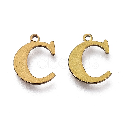 PVD Vacuum Plating 304 Stainless Steel Charms STAS-H112-C-AB-1