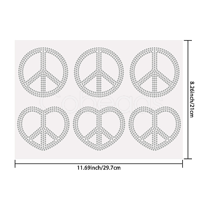 Glass Hotfix Rhinestone DIY-WH0303-165-1