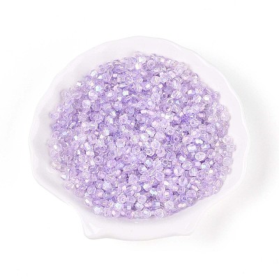 Transparent Spray Painted Glass Beads LS-EGLA-N018-4mm-02-1
