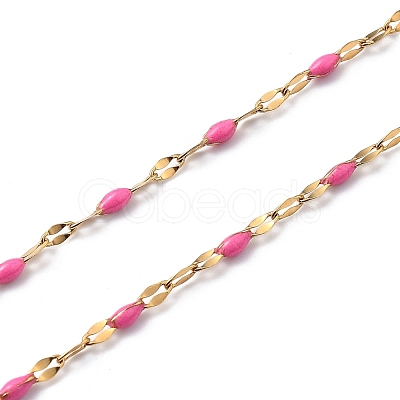 304 Stainless Steel Link Chain Necklaces NJEW-JN03084-03-1