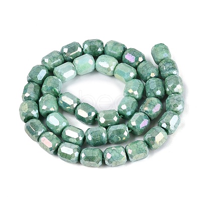 Anti-Tarnish Electroplate Glass Beads Strands EGLA-N027-03A-15-1