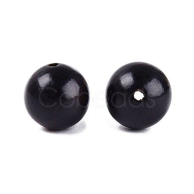 Undyed Natural Wood Beads WOOD-ZX010-05D-1