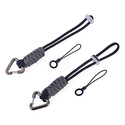 Polyester Cord Ropes Pendant Decorations HJEW-TADJ0022-01A-1