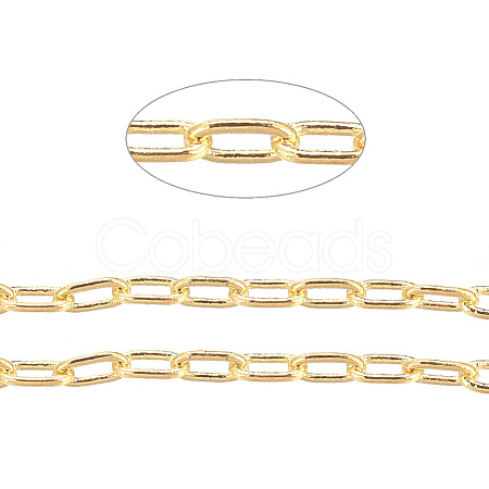 Brass Cable Chains CHC011Y-G-1