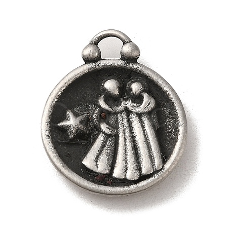 304 Stainless Steel Pendants STAS-L022-306AS-03-1