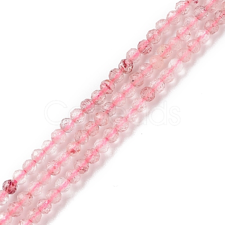 Natural Strawberry Quartz Beads Strands G-K185-08-1
