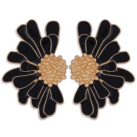 Vintage Flower Stud Earrings for Women JE1095C-1