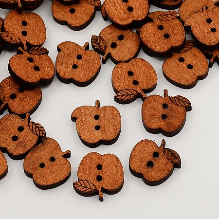 2-Hole Wooden Buttons BUTT-N003-23-1