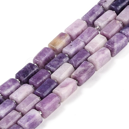 Natural Lepidolite Beads Strands G-M403-B35-03-1