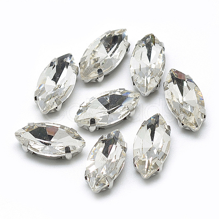 Sew on Rhinestone RGLA-T034-5x10mm-01-1