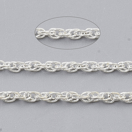 Soldered Brass Coated Iron Rope Chains CH-T002-04S-1