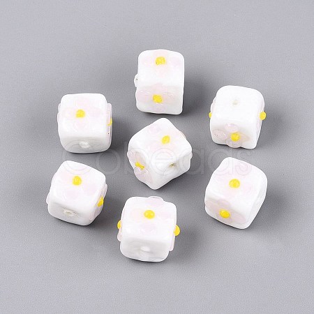 Handmade Bumpy Lampwork Beads LAMP-Q039-14A-1