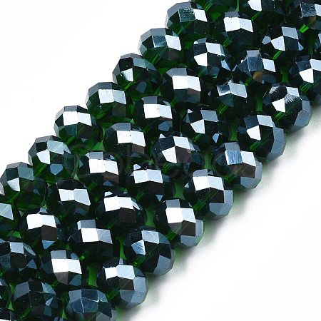 Glass Beads Strands GR12MMY-68L-1