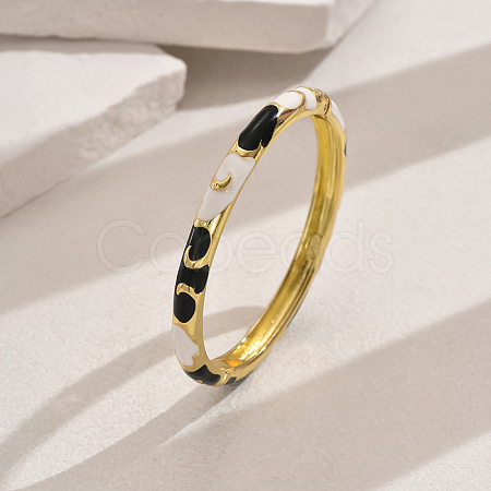 Vintage Chinese Style Zinc Alloy Cloisonne Enamel Bangles KS1097-1-1