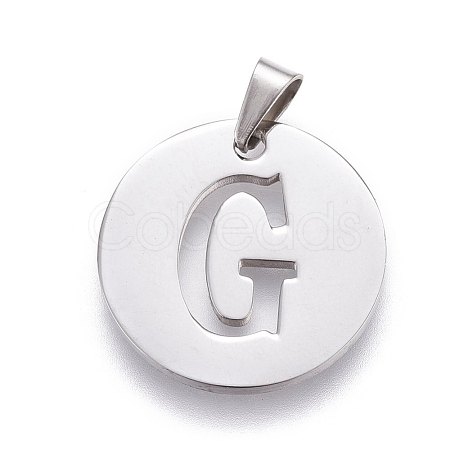 Non-Tarnish 201 Stainless Steel Pendants STAS-L221-33G-1