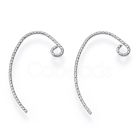 Brass Earring Hooks X-KK-Q735-346P-1