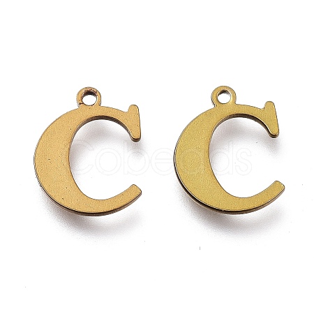 PVD Vacuum Plating  304 Stainless Steel Charms STAS-H112-C-AB-1
