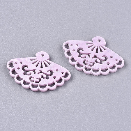 Resin Pendants X-CRES-R195-02B-1