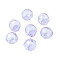 Transparent Glass Beads, Faceted, Round, Lilac, 14x13.5x14mm, Hole: 1.6mm