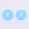 Opaque Resin Linking Rings, Imitation Donut, for DIY Accessories, Cyan, 16x5.5mm, Inner Diameter: 5mm