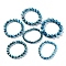 Natural Apatite Round Round Beaded Stretch Bracelets, Inner Diameter: 2-1/8~2-3/8 inch(5.5cm)