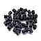 304 Stainless Steel Spacer Beads, Hexagon, Electrophoresis Black, 4x4x4mm, Hole: 1.8mm