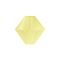 Preciosa&reg Crystal Beads, Czech Crystal, Bicone(451 69 302 Rondelle), 80250 80250 840 Acid Yellow Matt, 4mm, Hole: 0.8mm