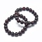 Natural Brecciated Jasper Bead Stretch Bracelets, Round, Inner Diameter: 2-1/8 inch~2-3/8 inch(5.5~6cm), Bead: 8mm