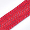 Spray Painted Non-magnetic Synthetic Hematite Beads Strands, Arrow/Chevron, Red, 5.5x6x2mm, Hole: 0.7mm, about 107pcs/strand, 16.1 inch