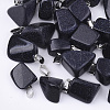 Synthetic Blue Goldstone Pendants G-Q996-13-1