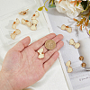 16Pcs Bowknot Enamel Pins JEWB-FH0002-01B-3