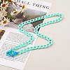 Personalized Acrylic Curb Chain Necklaces NJEW-JN03515-06-2