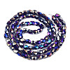 Electroplate Glass Beads Strands EGLA-N002-13-A-3