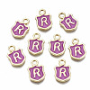 Alloy Enamel Charms ENAM-T012-03R-RS-1
