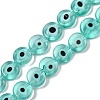 Handmade Evil Eye Lampwork Beads Strands LAMP-G164-10C-01-1